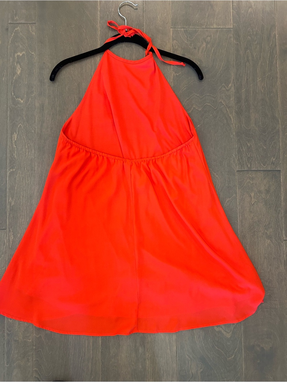 Show Me Your Mumu Women’s Halter Dress in Neon Coral - Picture 3 of 5